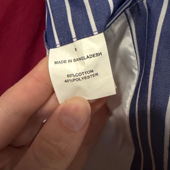 Nautica Navy and White Striped Blazer - Picture 2 of 4